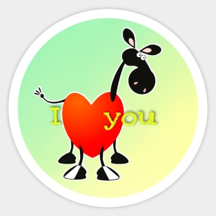 I love you Sticker